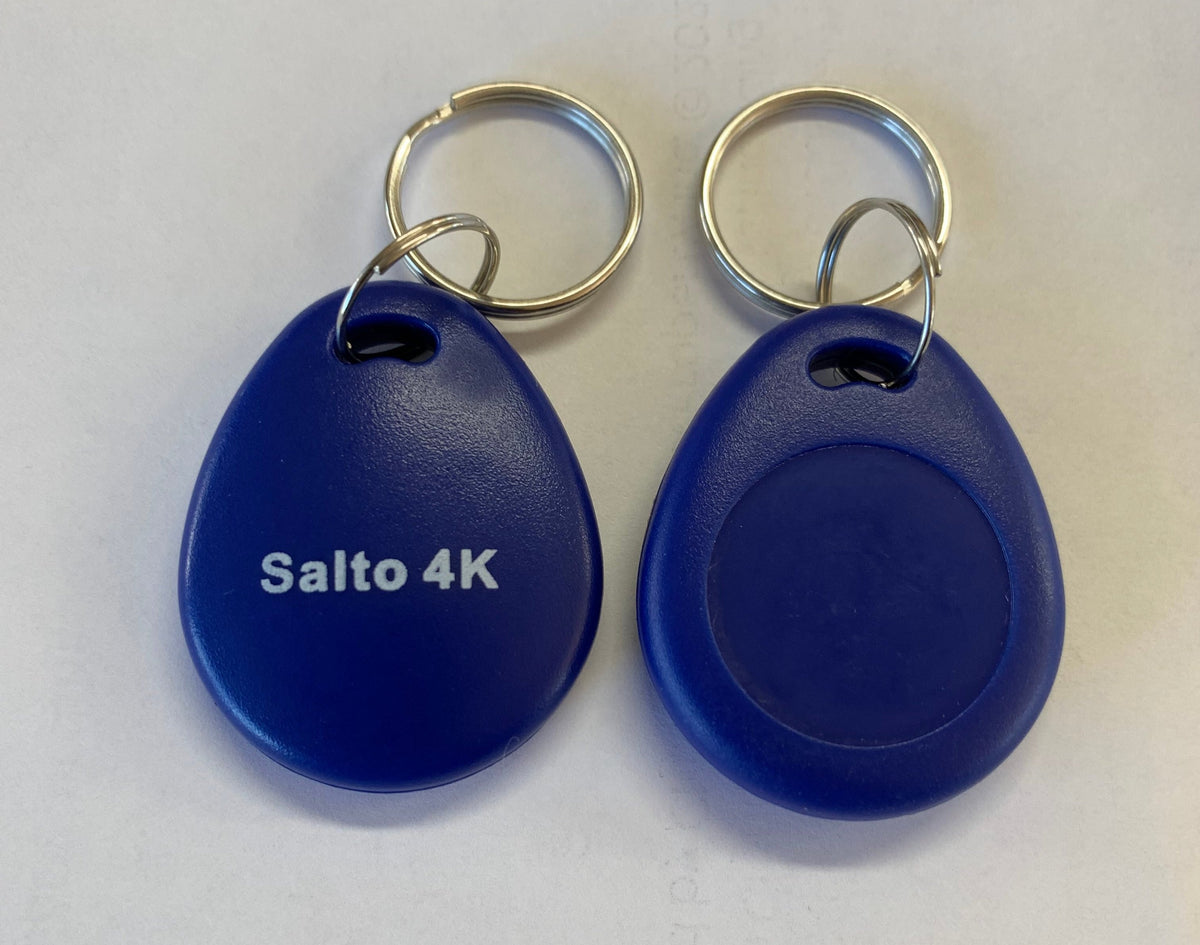 Salto Blue 4K RFID Staff Key Fobs (Sold in packs of 10) – JSKcards.com