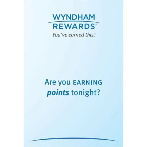 Wyndham Rewards Key Folders Keycards Envelopes